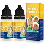 Sefudun 2-Pack Plant Drops Nail Fungus, Nails Care Moisturizer, Oregano Tea Tree, Tea Tree and Oregano Oil for Toenail
