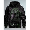 thumbnail image 3 of Nueva sudadera con capucha con estampado 3D de león gráfico para hombre, sudadera con capucha de manga larga, sudadera con capucha con bolsillo frontal y estampado de primavera, 3 of 5