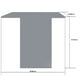 thumbnail image 4 of Mesa De Centro Minimalista Vinil Metalico Mdf Melamico Resistente Blanco, 4 of 4