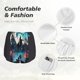 thumbnail image 4 of Balery Artistic Moon Valley Wolf Pantalones cortos deportivos para mujer con forro y dos bolsillos, elásticos, para entrenamiento, gimnasio, yoga-Medium, 4 of 7
