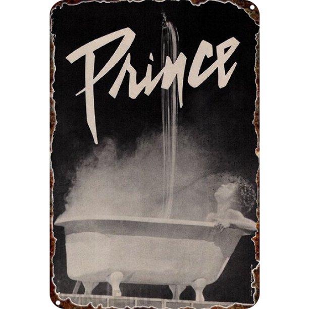 Placa Metal Vintage Príncipe Pintura Hierro Rectangular Arte Pared Del 20x30cm