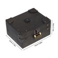 thumbnail image 2 of COMPUKAS Keepsake Box Mens Jewelry Organizer Wood Display Container Gray 1Pcs, 2 of 8