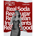 thumbnail image 5 of Langers Craft Cola with Real Cane Sugar, No Weird Stuff, 12 Fl Oz (Pack of 12) Naturally Sweetened, Real Ingredients, Really Good, 5 of 6