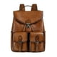 thumbnail image 1 of Mochila COOLCY Vintage de piel auténtica para mujer, color marrón, 1 of 6
