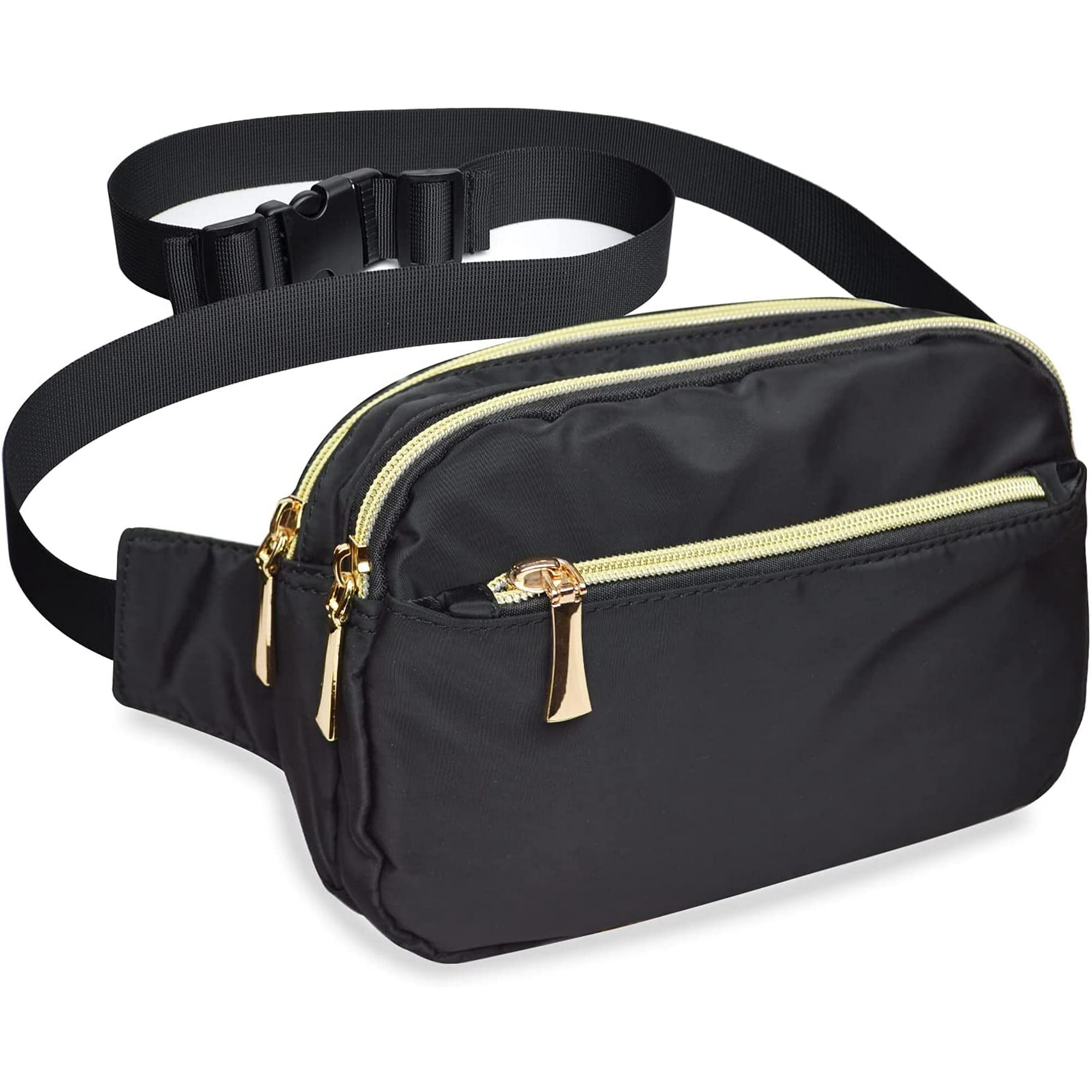 Fanny Packs for Women Men Fashion Plus Size Waist Pack Belt Bag Fanny Pack for Girls Boys with 5 Pockets Adjustable Belt Cute Bum Bag Hip Bags for Travel ZMLEVE Running Hiking