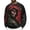 Dark Green, variant on Corduroy Shirts for Men Halloween Printed Raglan Long Sleeve Pumpkin Ghost Witch Creepy Holiday Costume Tops Red S