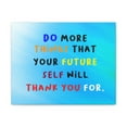thumbnail image 6 of Inspirational Wall Art  Future Self Will Thank You Motivation Wall Decor for Home Office Gym Inspiring Success Quote Print Ready to Hang Unframed, 6 of 17
