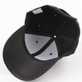 thumbnail image 3 of Plain Classic Baseball Cap Curved Visor Sports Visor Adjustable Hat Unisex, 3 of 4