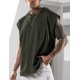 thumbnail image 1 of Jersey de entrenamiento físico para hombres de verano Deportes Ocio Moda europea y americana Manga con capucha Clip de caballo Chaleco de color sólido para hombres, 1 of 6