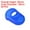 Blue, variant on Uxcell Rubber Finger Tips Silicone Thumb Fingertip Protector Thimble for Guitar Playing Clear XL Size 30 Pack
