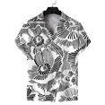 thumbnail image 3 of Camisas casuales con estampado de patchwork para hombre, ropa 3D pop hawaiana, camisas de playa, blusas Y2K de manga corta, ropa vintage, blusa con solapa, 3 of 5