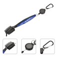 thumbnail image 5 of Uxcell Double Sided Retractable Dust Groove Cleaner with Divot Tool Golf Club Brush Blue, 5 of 6