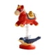 thumbnail image 3 of Escultura de consola central de coche, modelo de muñeca con cabeza móvil de resorte, decoración de escritorio. Rojo, 3 of 9
