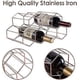 thumbnail image 2 of Wine Rack-7 Bottle Holder for Wine Storage, Freestanding Wine Rack for Wine Cellar Bar Cabinet,Stand Wine Rack Rose Gold, 2 of 4