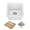 White, variant on KRAUS Bellucci 18 Granite Composite Workstation Drop-In Top Mount Single Bowl Kitchen Bar Sink in White with Accessories