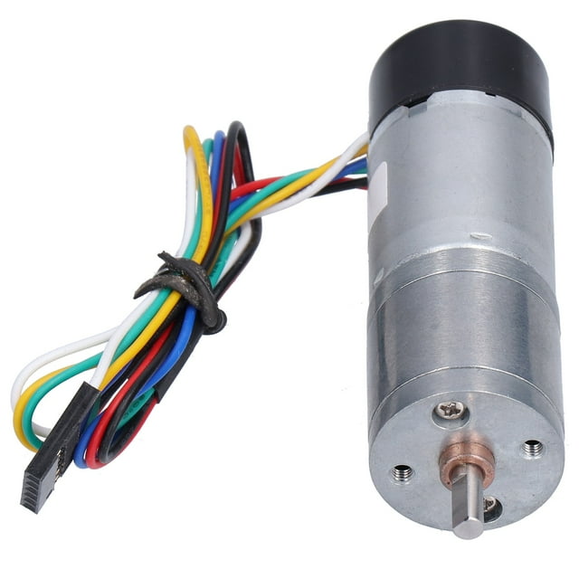 Moteurs à Codeur, Moteur à Engrenages D Shift CW CCW à Réduction de Vitesse Réglable pour Appareils Ménagers pour Voiture Intelligente pour Robots DC12V,DC24V
