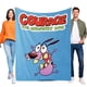 thumbnail image 1 of Coraje, el Perro Cobarde anti-pilling, suave, ligera, esponjosa y acogedora de lujo para hogar y cocina – Perfecta para niños y adultos,120X150cm, 1 of 6