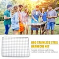 thumbnail image 7 of Stainless Steel Square BBQ Grill Mesh Outdoor Camping Picnic Grilling Nets, 7 of 7