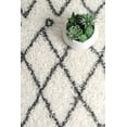 thumbnail image 4 of nuLOOM Lizzie Diamond Shag Area Rug, 4 of 4