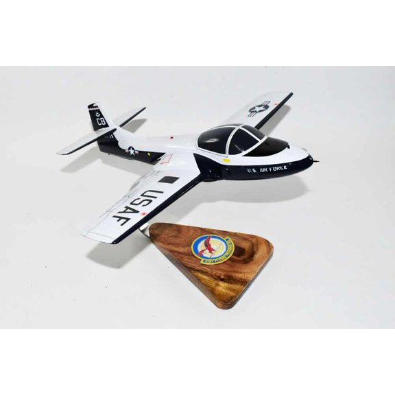 T-37 Tweet Model, 41st FTS, 15" Mahogany Scale Model