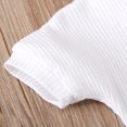 thumbnail image 6 of IROINNID Infant Girl's Solid Ribbed Stitch Tops Shorts Outfits Set, 6 of 9