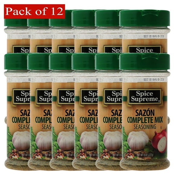 Spice Supreme Assaisonnement Complet 8 Oz (227 G) - Pack de 12