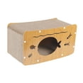 thumbnail image 2 of STARTIST Cat Cardboard House Kitten Grinding Claws Thickened Corrugate Scratchers Box L, 2 of 9