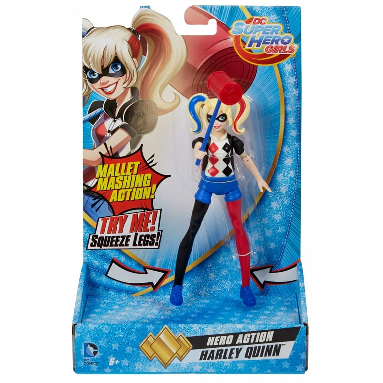 DC Super Hero Girls Hero Action Harley Quinn Doll 