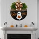 thumbnail image 5 of Placa De Puerta Fantasmal Blanca Caprichosa: Decoración De Madera Inquietante Para Halloween Para Una Entrada Espeluznante, 5 of 7
