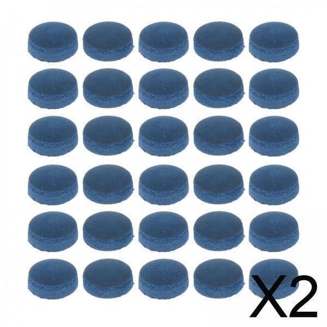 2x30 Piezas Puntas Para Tacos De Billar Accesorios De Reparación De Alta Dureza Cabezales De Juego De Billar 12mm