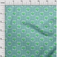 thumbnail image 2 of oneOone Viscose Chiffon Fabric Check|Leaves & Rose Floral Print Fabric BTY 42 Inches Wide, 2 of 4