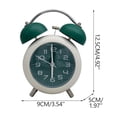 thumbnail image 3 of Birdeem Silent Mechanical Alarm Clock with Luminous Night Light Display,Perfect for Bedside Or Desk Use,Features Dual Pointers and Pleasant Ringtone,Compact Size 5 X 3.5 X 2 In,Made of Safe Plastic, 3 of 9