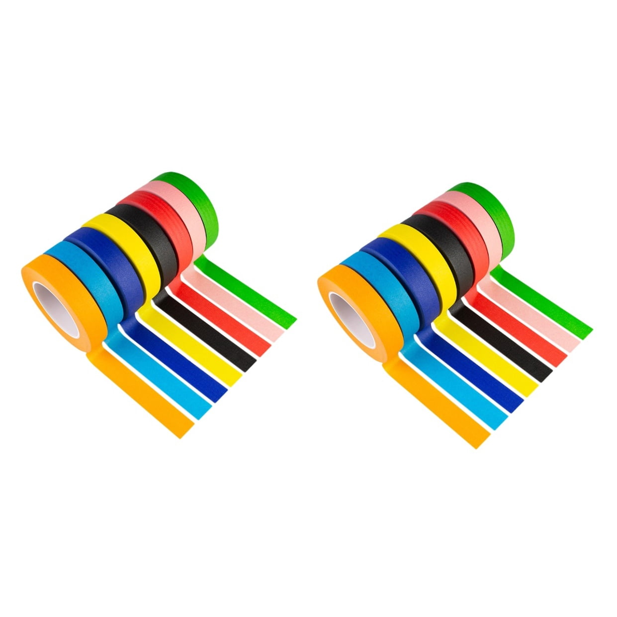 OUNONA 16 Rolls  DIY Washi Tapes Art Crafts Scrapbooking Tapes Scrapbook Tearable Tapes