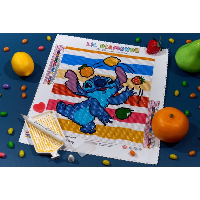 DiamondArtClub ダイヤモンドアートキット DIAMOND ART CLUB® Stitch's Juggling Act Diamond Painting Kit, Fun