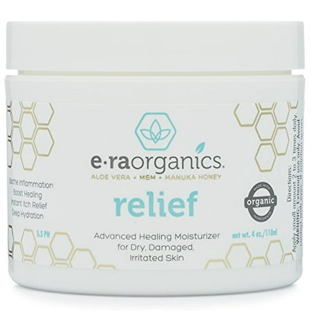 Era Organics Relief Advanced Healing Moisturizer for Dry & Damaged Skin, 4