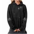 thumbnail image 2 of Heisall Womens Hoodies Halloween Print Hooded Longline Sweatshirts Long Sleeve Pocket 2025 New Arrival Autumn Winter, 2 of 3
