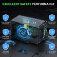 thumbnail image 3 of KUAIQU DC Power Supply 30V 10A Variable Bench Power Supply with Memory Storage & Encoder Knob Output Switch & Lock Button Colour Display Adjustable Regulated DC Power Supply for Battery Charging, 3 of 9