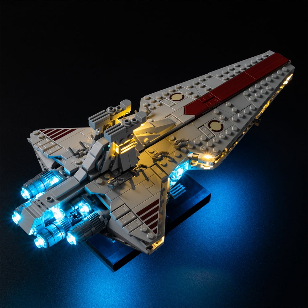 QC Ltbrcik Lighting Set for Lego Stars Wars Venator-Class Attack Cruiser 75441 Building Blocks Without Building Blocks Set