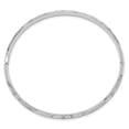 thumbnail image 4 of Auriga Fine Jewelry 14K 3/16 White Gold Florentine Engraved Hinged Bangle 7 inch for Women (L- 7inch, W- 5mm), 4 of 5