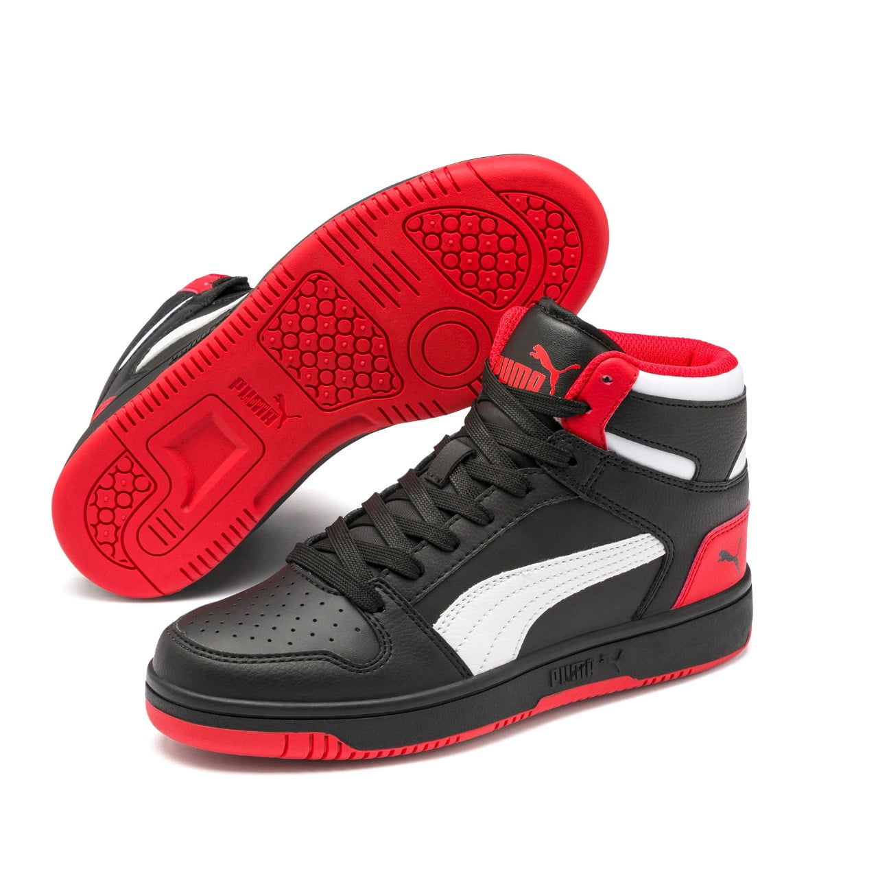 Tenis Puma Rebound Layup SL Junior Original 370486 08 Puma 370486  08$$Casual$$Negro