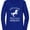 Blue, variant on Tstars - A Girl Who Loves Horses Horse Lover Gift Women Long Sleeve T-Shirt Large Black