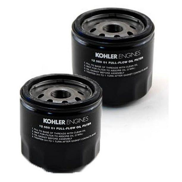 Kohler (2 Pack) 12 050 01-S Engine Oil Filter For CH18 - CH25 And CV18