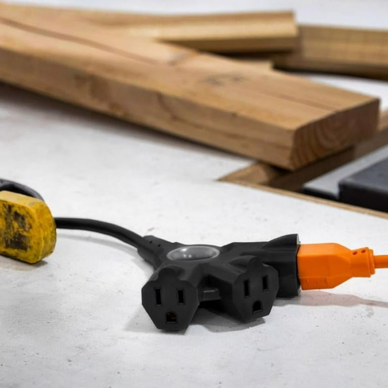 Free Shipping! Philips Outdoor Extension Cord 3-Outlets 16 Gauge