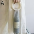 thumbnail image 4 of Sparkling Diamond Rhinestone Wine Bag Resin Handle Expandable Mesh for Champagne Bottle Gift, 4 of 8