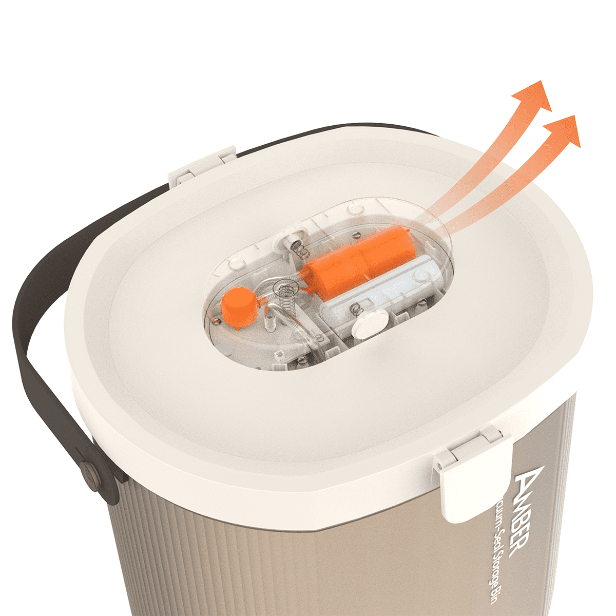 VOOCOO Automatic Dog Cat Food Container - 16.5lbs Vacuum Sealed Storage Bin