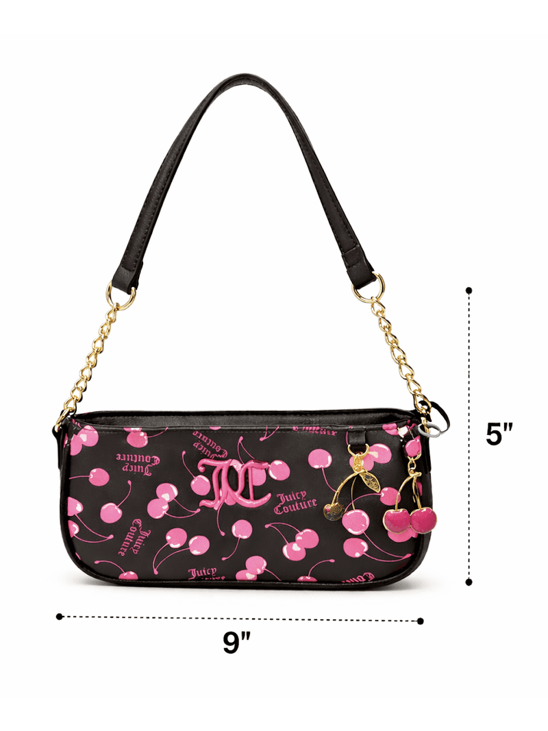 Juicy Couture Cherry On Top Shoulder Bag, Cherry Print Mini
