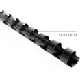 thumbnail image 2 of 100 Pack Plastic Comb Binding Spines,11/16 Inch Diameter,145 Sheet Capacity, 2 of 5