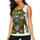 thumbnail image 1 of Balery Fishing Gnome Camiseta sin mangas estampada ligera para mujer, tops de entrenamiento sin mangas, camisetas de yoga transpirables de secado rápido.-Large, 1 of 7