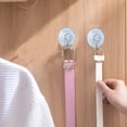thumbnail image 4 of Suction Cup Hook, 1.72x1.56x0.55 in, Strong Vacuum Grip for Smooth Surfaces, Perfect for Hanging Shower Curtains and Towels in Bathroom, 4 of 8