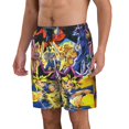 thumbnail image 2 of Yu-Gi-Oh Mens Swim Trunks Quick Dry Board Shorts with Mesh Lining Beach Shorts Swimwear Bathing Suits, 2 of 7